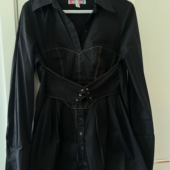 Urban Outfitters corseted shirt dress - Picture 6 of 6